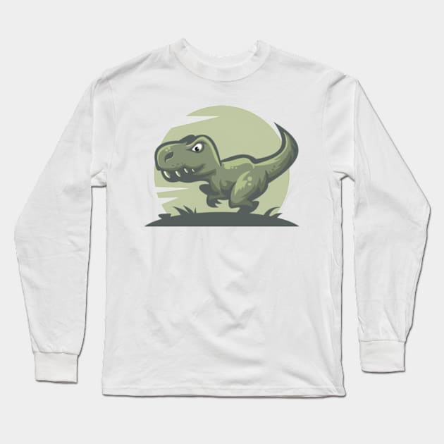 Dinosaur, Dino, T-Rex, Trex, picture for children's room Long Sleeve T-Shirt by IDesign23